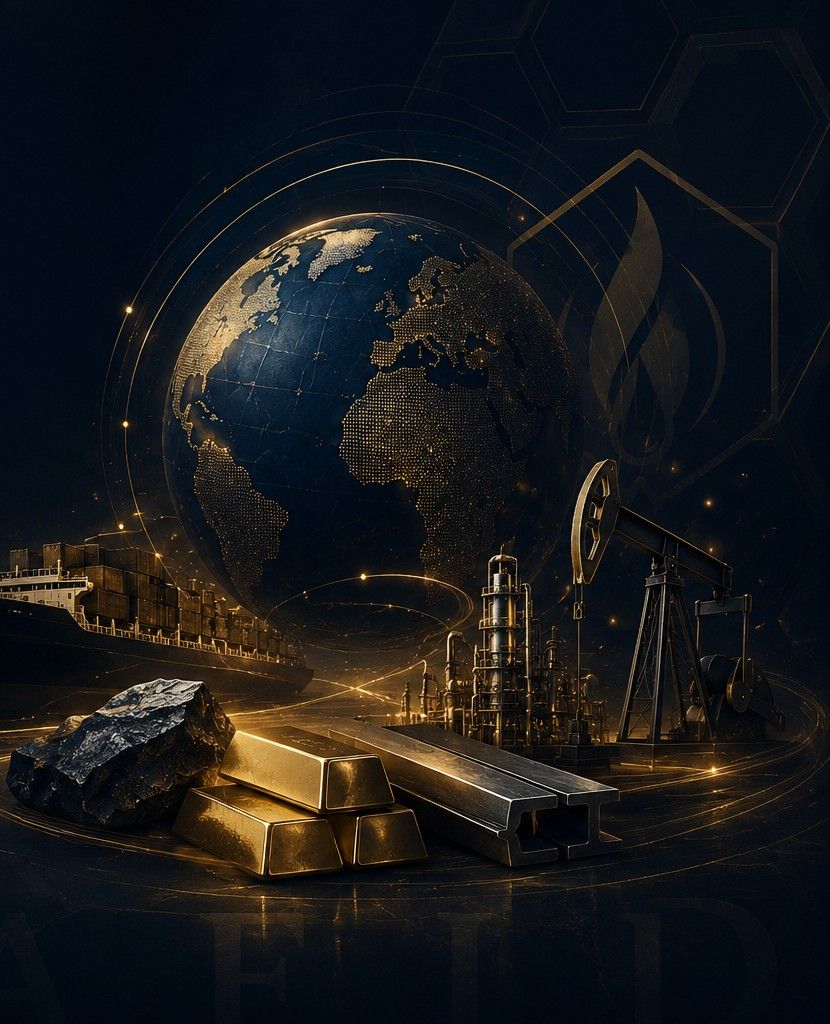RAWAFID global trade — energy, metals and industrial commodities
